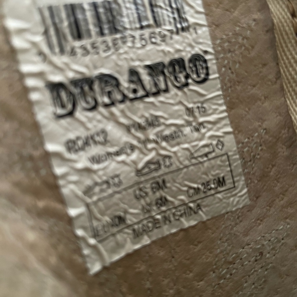 Durango 11” Western Boot - Size 8 - Picture 7 of 12